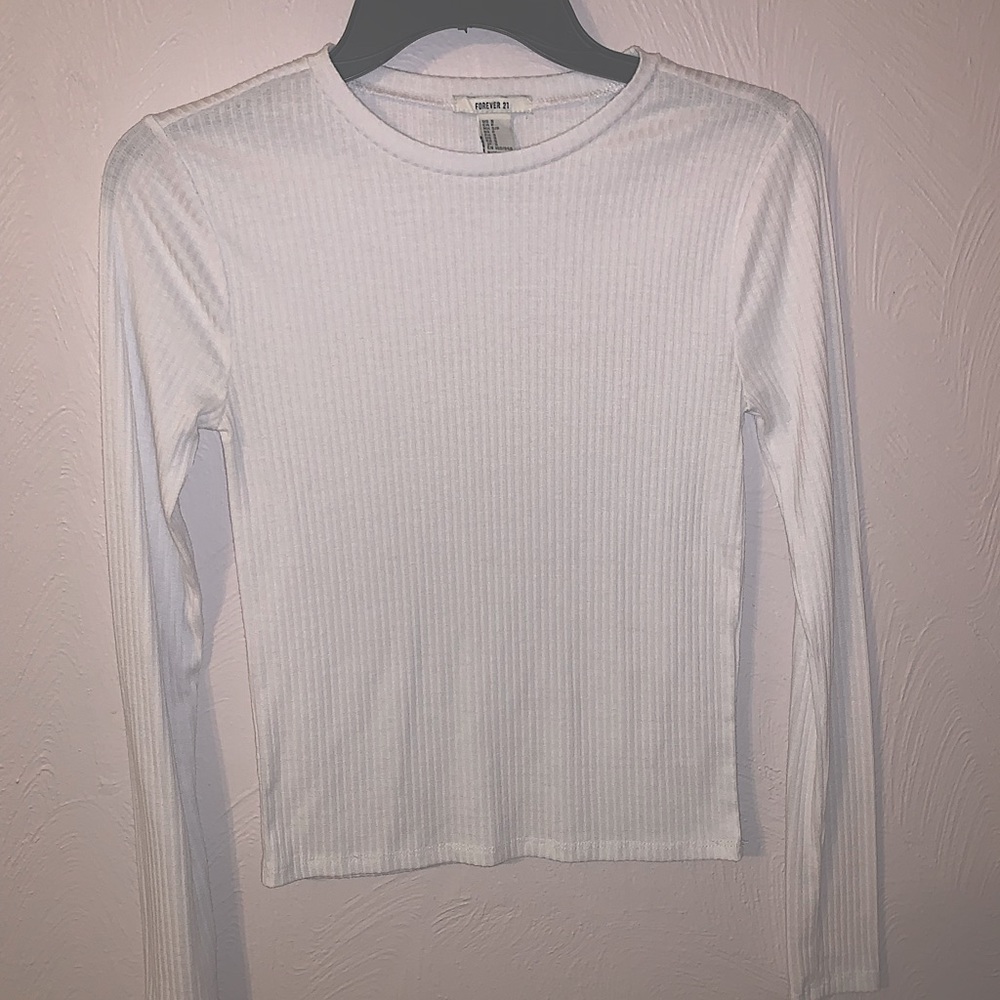 Forever 21 White Long Sleeve